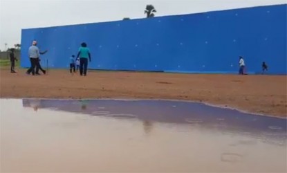 Baahubali team plays cricket