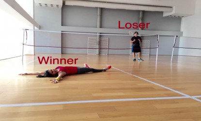 Naga Chaitanya-Samantha's fun in badminton court