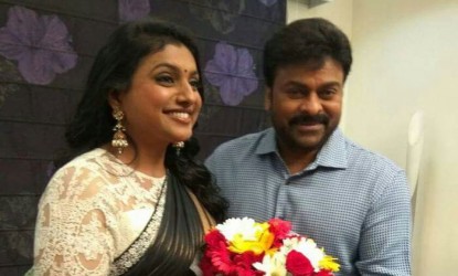 Roja interviews Chiranjeevi
