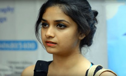 Young actress against skin shows