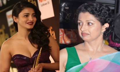 Shruti confirms her conflict with Gauthami, a rumor