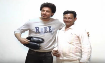 Fan gifts SRK shoes